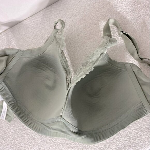 R Line Lina Sage Green Lace Lined Bralette 40DD - Picture 9 of 11
